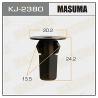 Клипса пластиковая MASUMA 1422886979 M VCLV KJ-2380