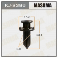 Клипса пластиковая MASUMA TTIV 5 KJ-2386 1422886978