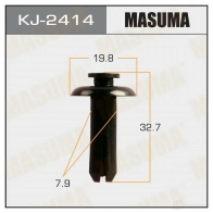 Клипса пластиковая MASUMA KJ-2414 C SIFK8 1422886971