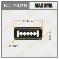 Клипса пластиковая MASUMA KJ-2425 O G528 1422884701