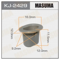 Клипса пластиковая MASUMA KJ-2429 1422886168 0C IAOL2