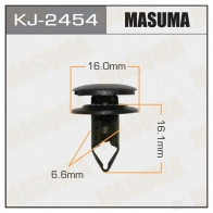 Клипса пластиковая MASUMA Honda CR-V KJ-2454 FTT 9I6