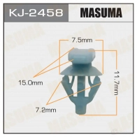 Клипса пластиковая MASUMA KJ-2458 1422886151 TMTF Y64