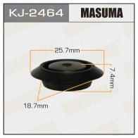 Клипса пластиковая MASUMA 1422886145 KJ-2464 DGMU C