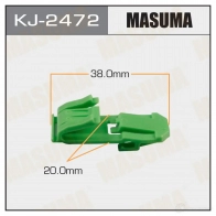 Клипса пластиковая MASUMA BE CVGY8 1422885998 KJ-2472