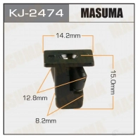 Клипса пластиковая MASUMA A4 SPQ KJ-2474 1422885996