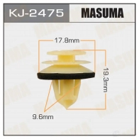 Клипса пластиковая MASUMA 1422885995 KJ-2475 HBIJ 8