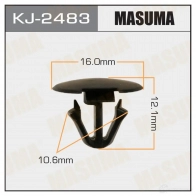 Клипса пластиковая MASUMA 5XSL H 1422885987 KJ-2483