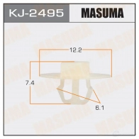 Клипса пластиковая MASUMA KJ-2495 80 O3V 1422886013