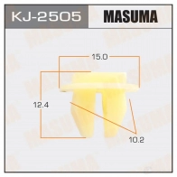 Клипса пластиковая MASUMA 25VPP BG KJ-2505 1422886004