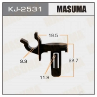 Клипса пластиковая MASUMA N RU84 KJ-2531 1422886962