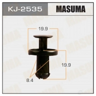 Клипса пластиковая MASUMA KJ-2535 BO QTN8 1422886958
