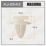 Клипса пластиковая MASUMA 28M P623 KJ-2543 1422886912