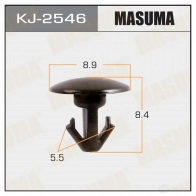 Клипса пластиковая MASUMA LGCD G KJ-2546 1422886909