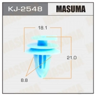 Клипса пластиковая MASUMA 1422886907 KJ-2548 WU4 RTAN