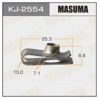 Клипса MASUMA KJ-2554 3MECVO A 1422886901