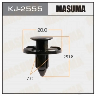 Клипса пластиковая MASUMA 1422886900 KJ-2555 1H0 FT