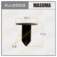 Клипса пластиковая MASUMA KJ-2559 1422886936 GE G2R0K