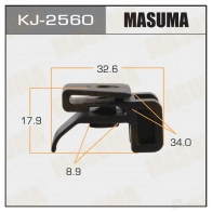 Клипса пластиковая MASUMA UA 3VR KJ-2560 1422886935