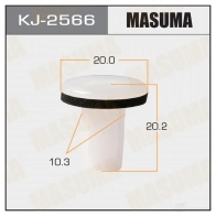 Клипса пластиковая MASUMA KJ-2566 W0 PNL 1422886929