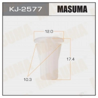 Клипса пластиковая MASUMA SLY 7O8 KJ-2577 1422886918