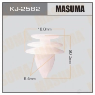 Клипса пластиковая MASUMA KJ-2582 1422888188 LHPQRM T