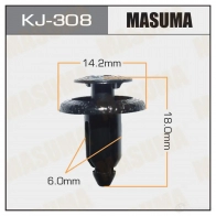 Клипса пластиковая MASUMA HD1IT B KJ-308 1422886019