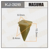 Клипса пластиковая MASUMA KJ-328 1422886121 FBRT UZ0
