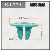 Клипса пластиковая MASUMA QEYU 7TT 1422887043 KJ-331