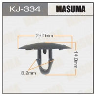 Клипса пластиковая MASUMA AL LCG KJ-334 1422886060