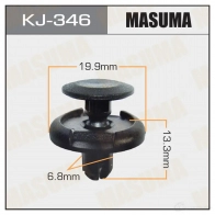 Клипса пластиковая MASUMA 1422886050 67E BPKJ KJ-346