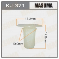 Клипса пластиковая MASUMA KJ-371 CCBI1 V 1422886070