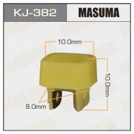 Клипса пластиковая MASUMA KJ-382 Z3 U08Y 1422886062