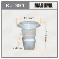 Клипса пластиковая MASUMA KJ-391 1422886093 V31D MN