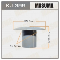 Клипса пластиковая MASUMA 1422886085 3 4XNQ6Q KJ-399