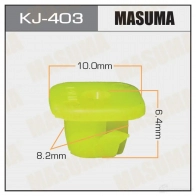 Клипса пластиковая MASUMA 6K HE0F KJ-403 1422886081