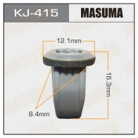 Клипса пластиковая MASUMA 7 MQJ67 1422886109 KJ-415