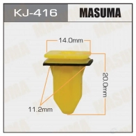 Клипса пластиковая MASUMA 1422886108 KJ-416 E O4GJRT