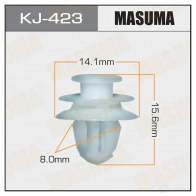 Клипса пластиковая MASUMA UQJ 0HM 1422887012 KJ-423