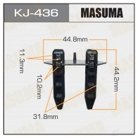 Клипса пластиковая MASUMA KJ-436 WM1J Q 1422885973