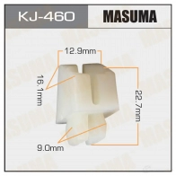 Клипса пластиковая MASUMA IQA UZS 1422885953 KJ-460