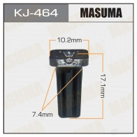 Клипса пластиковая MASUMA KJ-464 C R4T12 1422885949