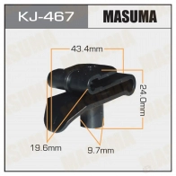 Клипса пластиковая MASUMA W67 TQJD KJ-467 1422885946