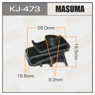 Клипса пластиковая MASUMA KJ-473 DJGS 2 1422887007