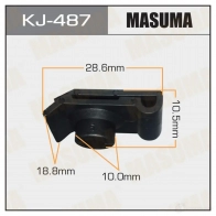 Клипса пластиковая MASUMA 1422885791 55P A0 KJ-487