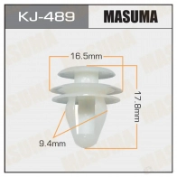 Клипса пластиковая MASUMA KJ-489 1422885789 D5YM I