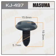 Клипса пластиковая MASUMA KJ-497 JSHF 1 1422885821