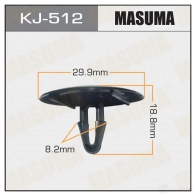 Клипса пластиковая MASUMA 326A JS 1422885808 KJ-512