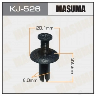Клипса пластиковая MASUMA 4WCZP E2 KJ-526 1422885840