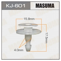 Клипса пластиковая MASUMA 1422885837 UXDY H KJ-601
